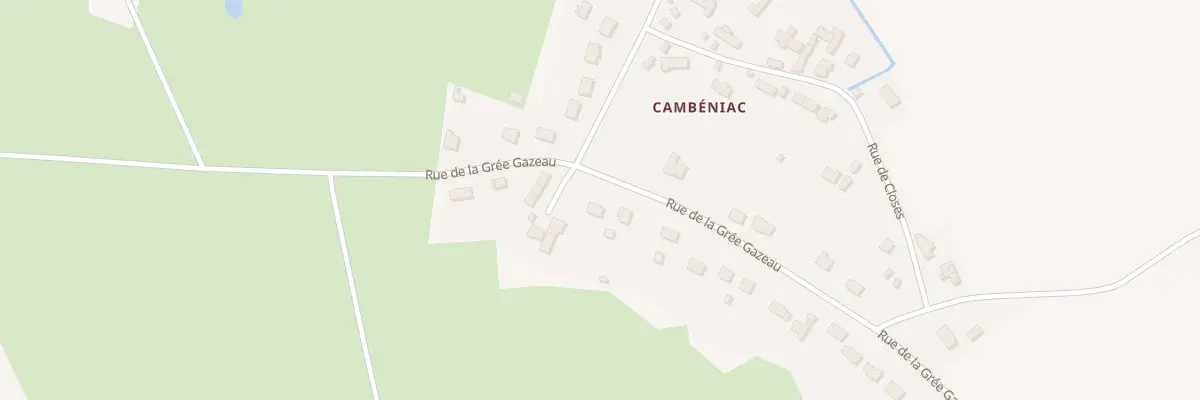 Plan du 8 Rue de la Gree Gazeau Cambenia à Crossac