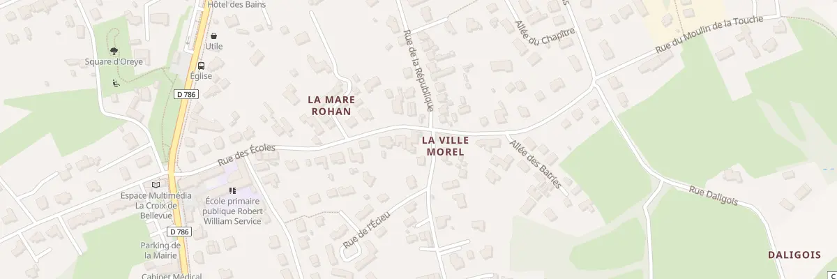 Plan du 30 Rue des Ecoles à Lancieux
