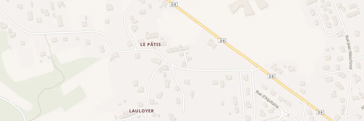 Plan du 5108 Le Patis à La Gacilly