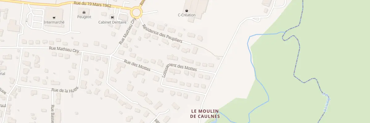 Plan du 3 Lot des Mottes à Caulnes