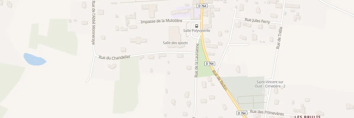 Plan du 3 Rue du Chandelier à Saint-Vincent-sur-Oust
