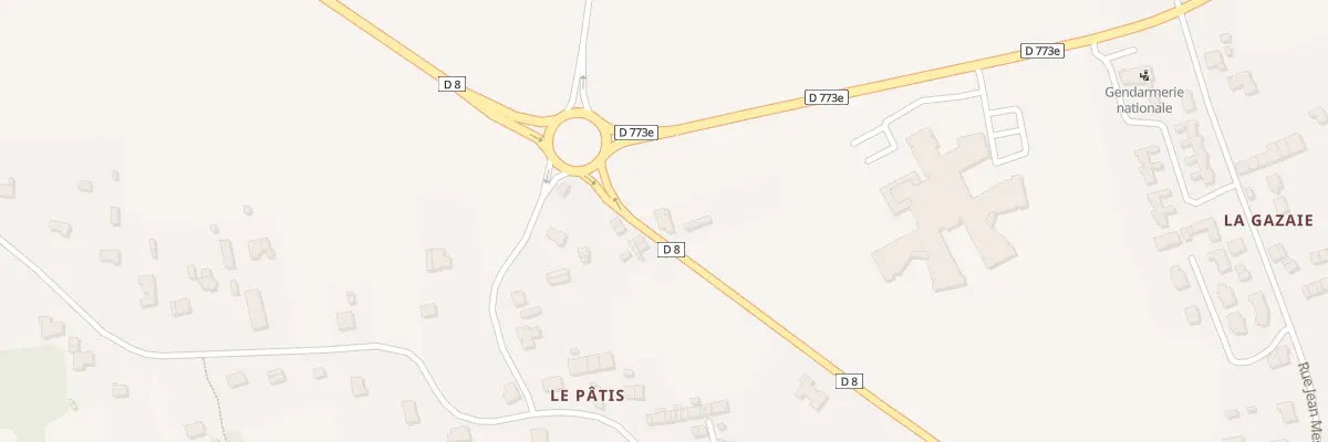 Plan du 44 Rue de la Liberte à La Gacilly