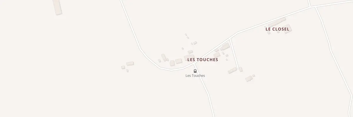 Plan du 5470 Les Touches à Muel