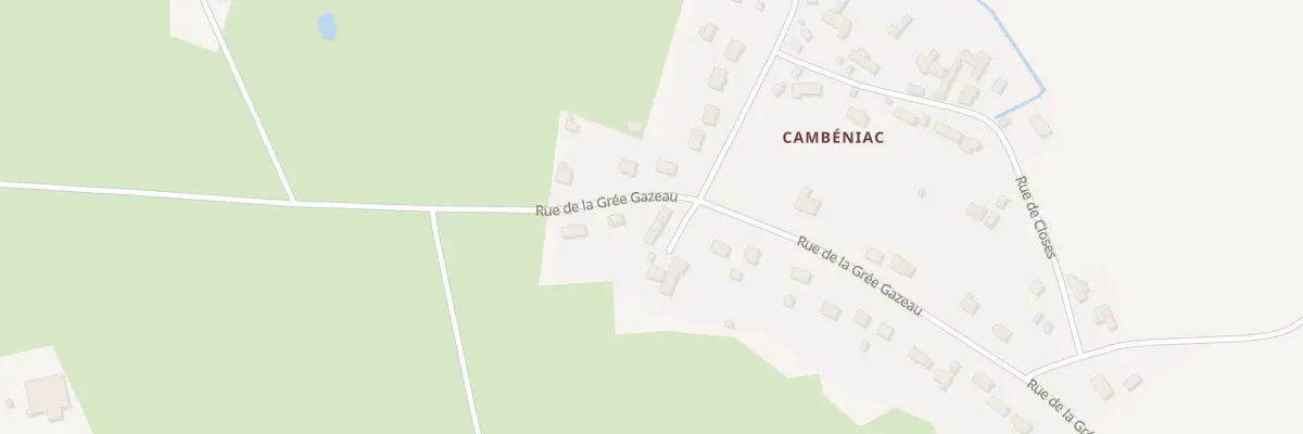Plan du 4 Rue de la Gree Gazeau Cambenia à Crossac