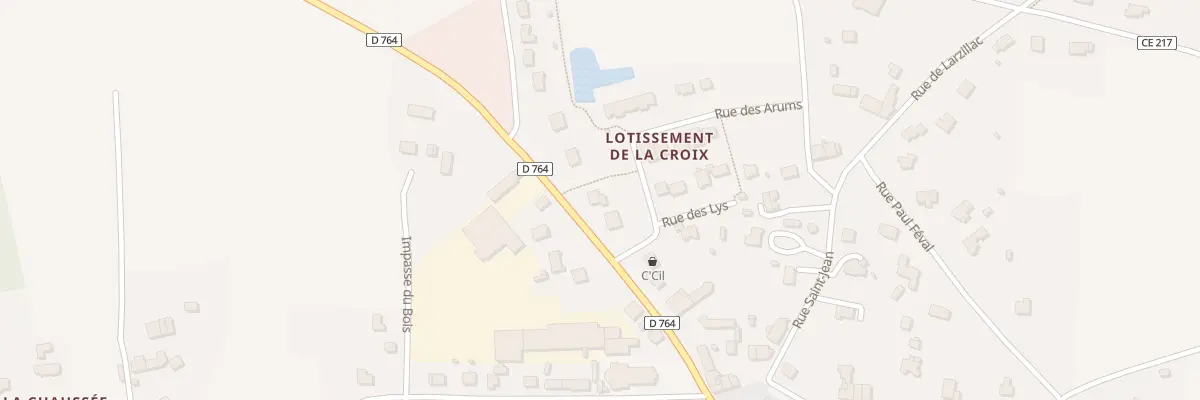 Plan du 34 Rue du Calvaire à Saint-Vincent-sur-Oust
