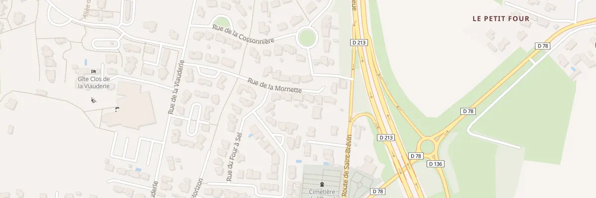 Plan du 10 Rue de la Mornette à Saint-Michel-Chef-Chef