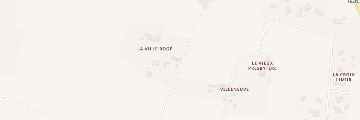 Plan du 4 La Ville Bogé à Saint-Vincent-sur-Oust