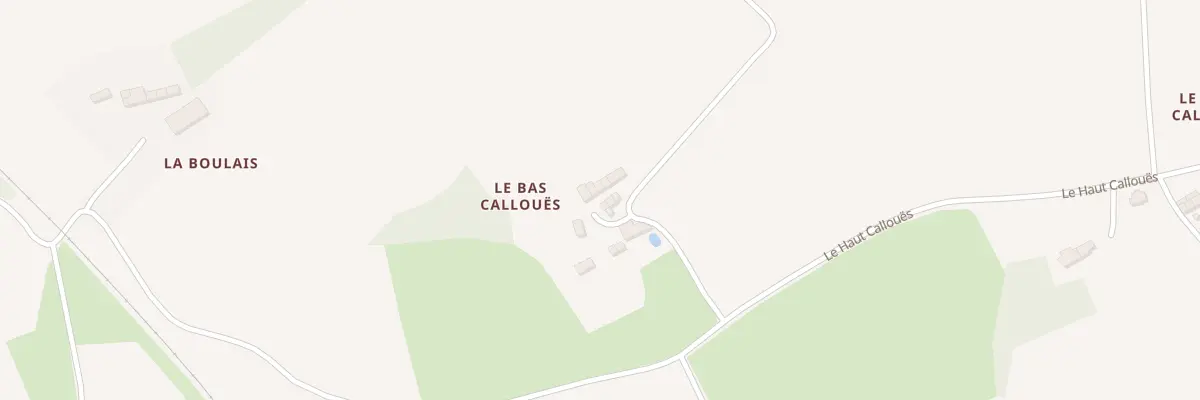 Plan du 5254 Le Bas Callouet à Languenan