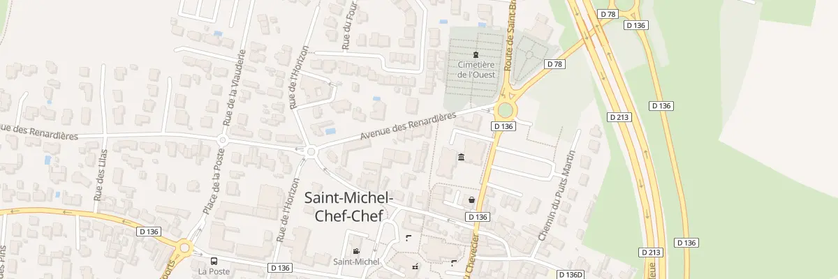 Plan du 5 Av des Renardières à Saint-Michel-Chef-Chef