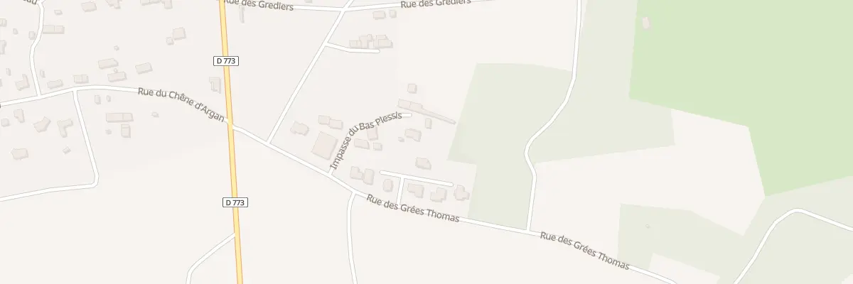 Plan du 4 Imp du Bas Plessis à Beignon