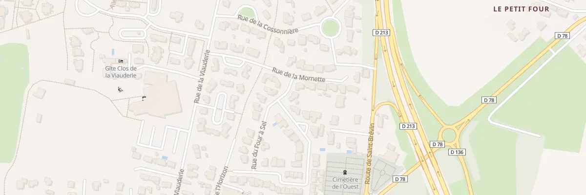 Plan du 1 Rue du Four à Sel à Saint-Michel-Chef-Chef