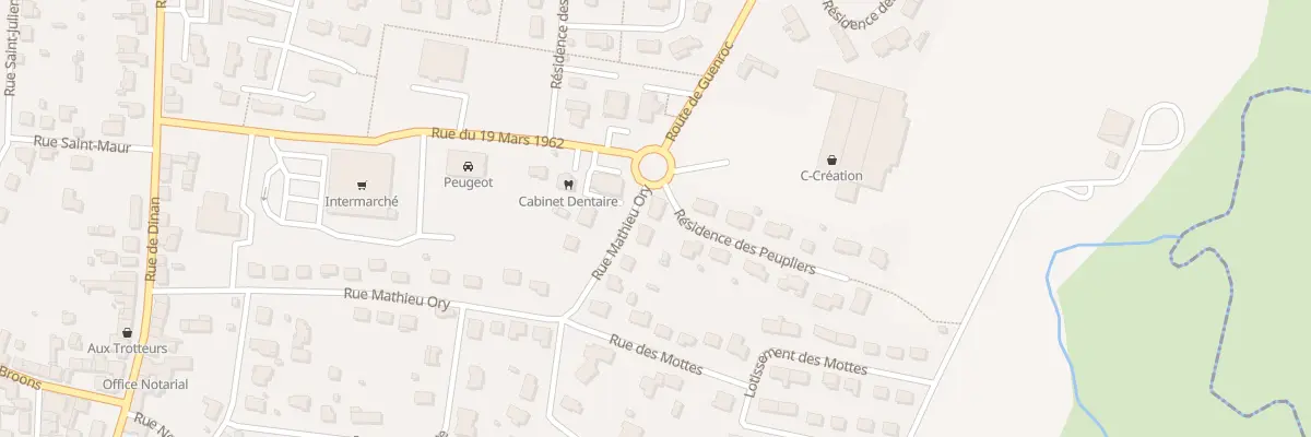 Plan du 32 Rue Mathieu Ory à Caulnes