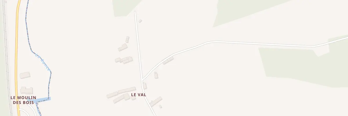 Plan du 5022 Le Val à La Chapelle-Blanche