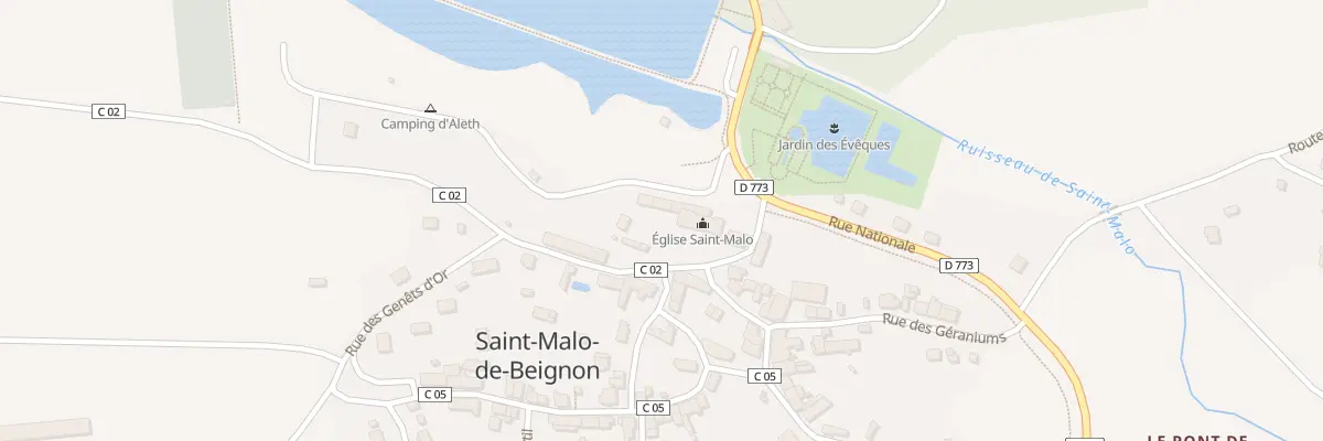 Plan du 4B Rue de l’Eglise à Saint-Malo-de-Beignon