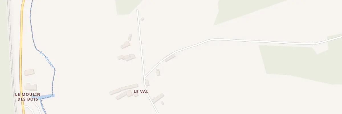 Plan du 5021F Le Val à La Chapelle-Blanche
