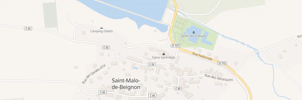 Plan du 4T Rue de l’Eglise à Saint-Malo-de-Beignon
