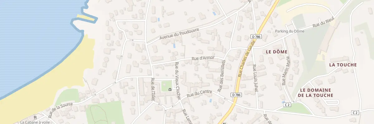 Plan du 2 Rue d’Armor à Lancieux