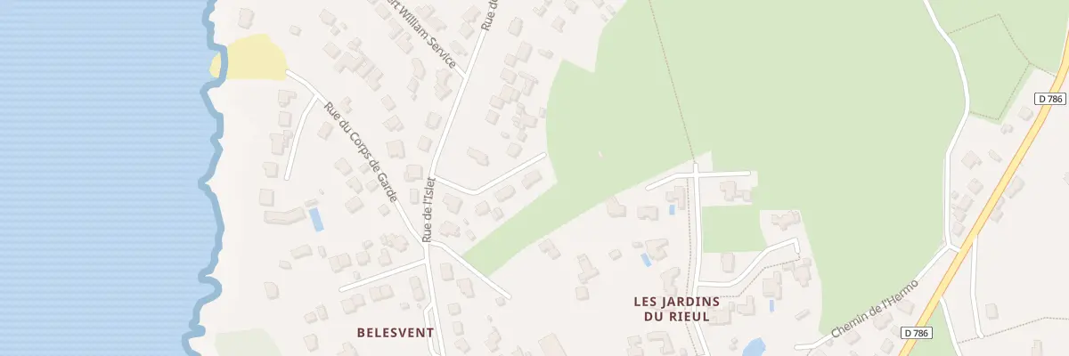 Plan du 8 All Jacques Cartier à Lancieux