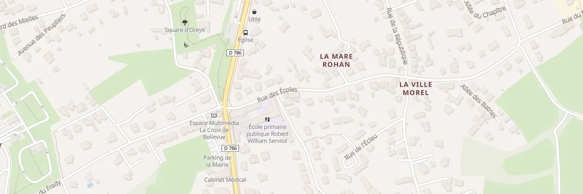 Plan du 12 Rue des Ecoles à Lancieux