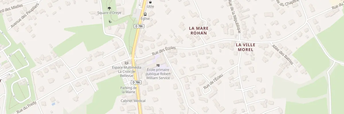 Plan du 2 Rue de la Croix Broussais à Lancieux