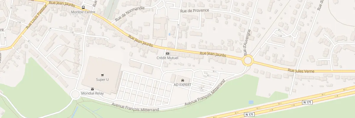 Plan du 92 Rue Jean Jaurès à Montoir-de-Bretagne