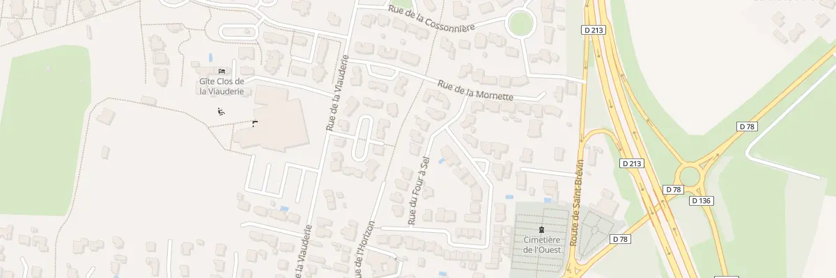 Plan du 6 Rue du Four à Sel à Saint-Michel-Chef-Chef
