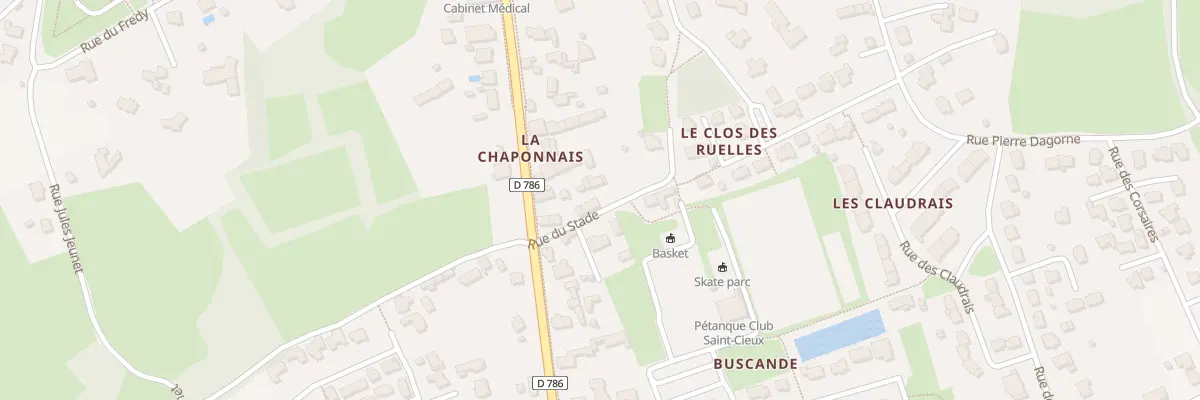 Plan du 5 Rue du Stade à Lancieux
