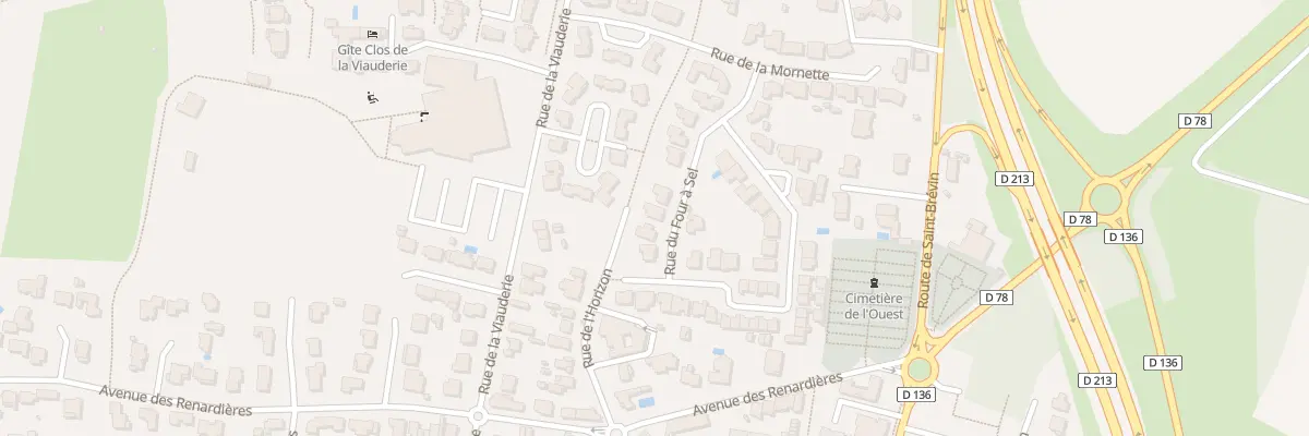Plan du 14 Rue du Four à Sel à Saint-Michel-Chef-Chef