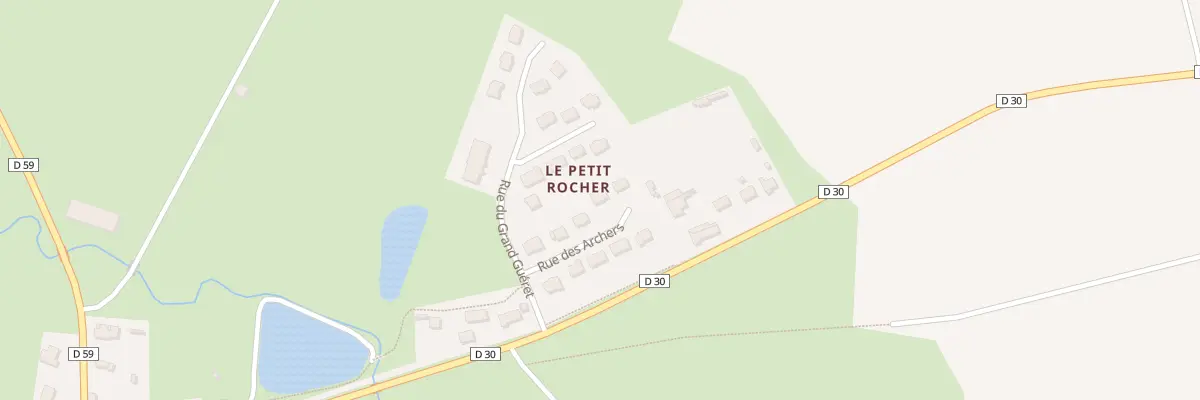 Plan du 7 Rue des Archers à Muel