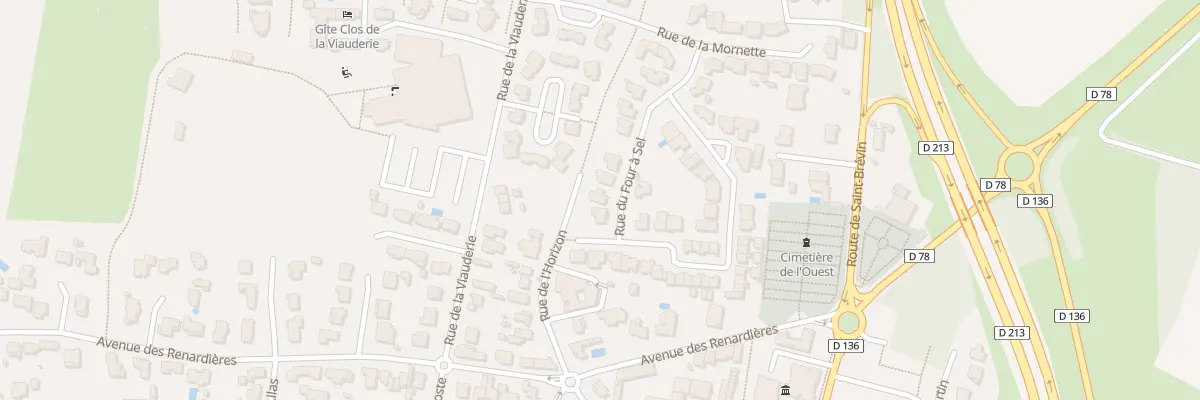 Plan du 16 Rue du Four à Sel à Saint-Michel-Chef-Chef