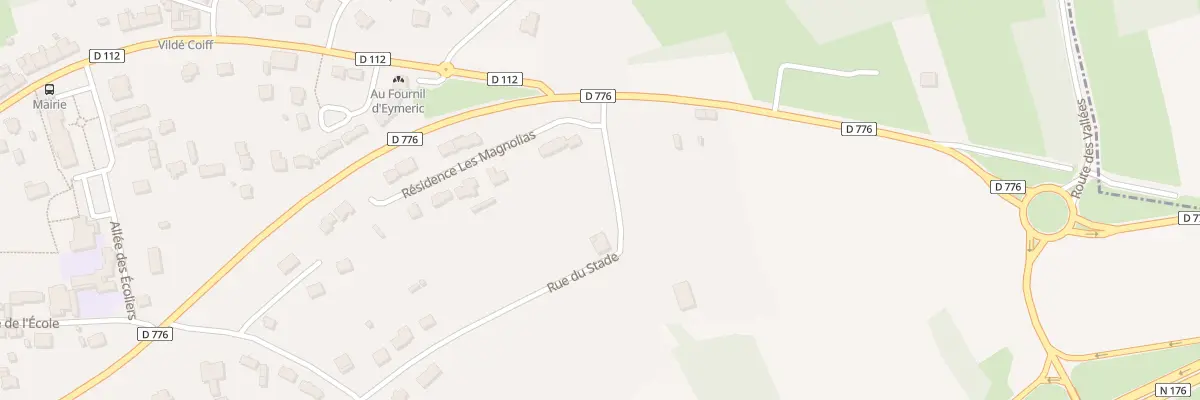 Plan du 1 Res Le Grand Clos à Vildé-Guingalan