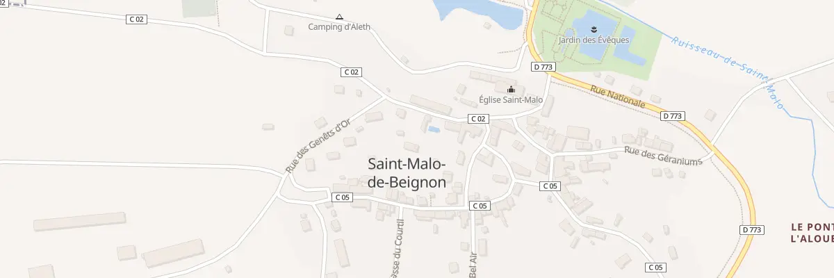 Plan du 9B Rue de l’Eglise à Saint-Malo-de-Beignon