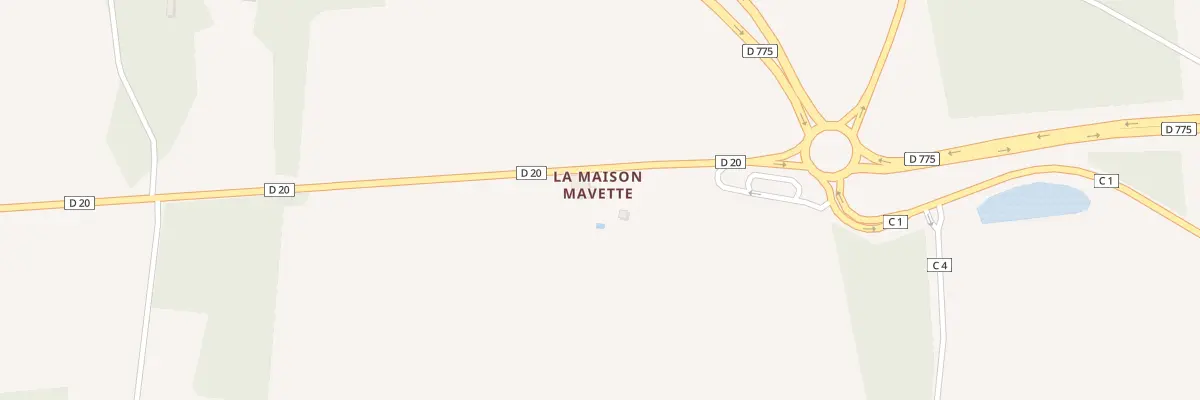 Plan du 6120 La Maison Mavette à Rieux
