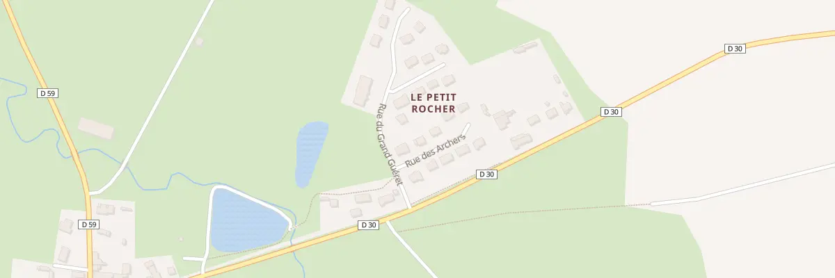Plan du 3 Rue des Archers à Muel
