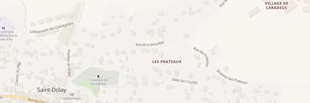 Plan du 17 Rue de la Boissière à Saint-Dolay