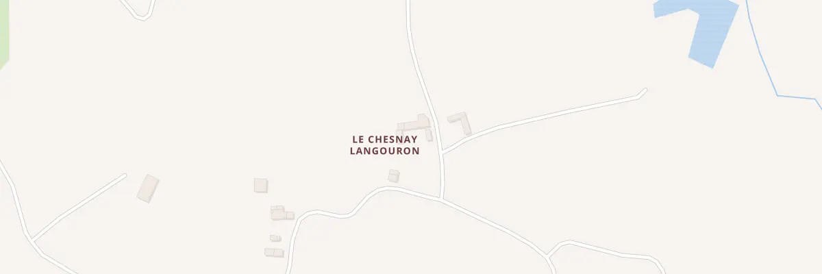 Plan du 21 Le Chesnay Langouron à Caulnes