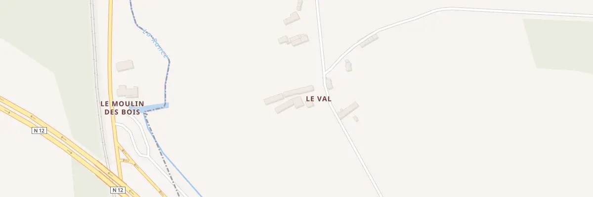 Plan du 5019 Le Val à La Chapelle-Blanche