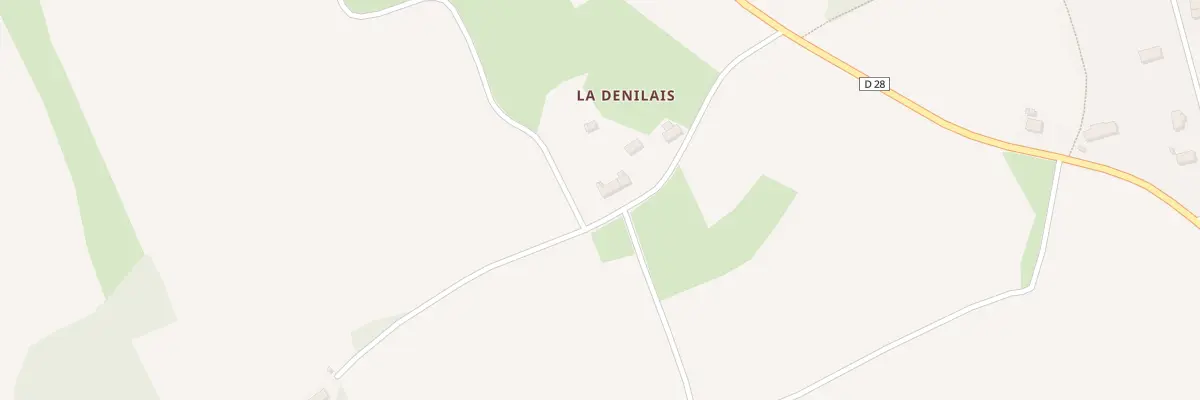 Plan du 5270 La Denilais à Languenan
