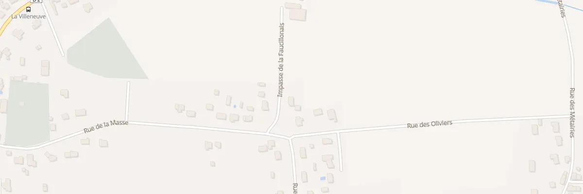 Plan du 2 Imp de la Faucillonais à Missillac