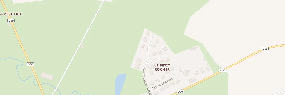 Plan du 3 Rue du Grand Guéret à Muel