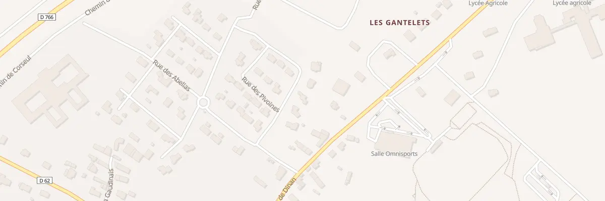 Plan du 6 Rue des Genets à Caulnes