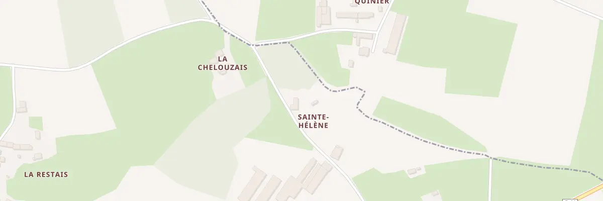 Plan du 5363 La Chelousais à Corseul