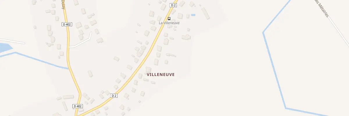 Plan du 28 Rue de Villeneuve à Missillac