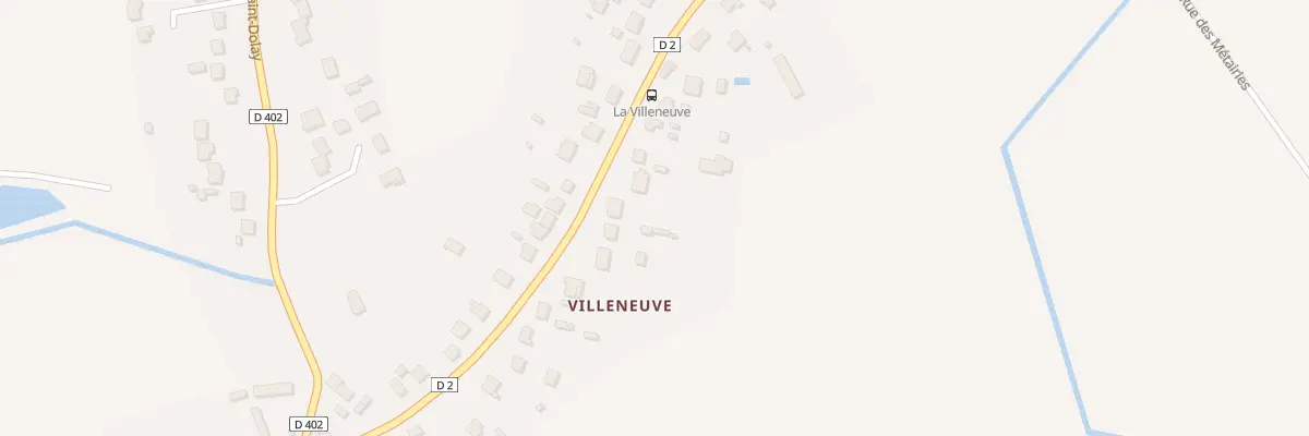 Plan du 30 Rue de Villeneuve à Missillac