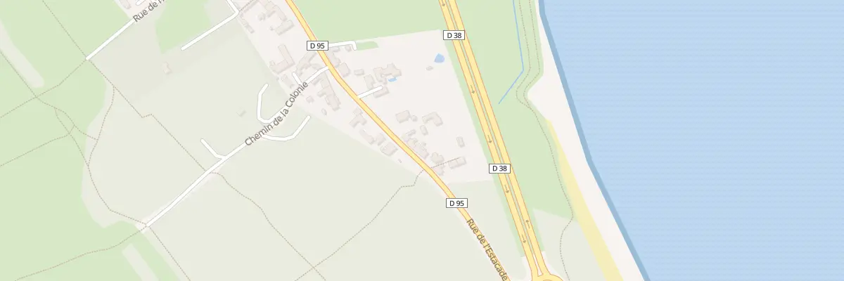 Plan du 235 Rue de l’Estacade à Barbâtre