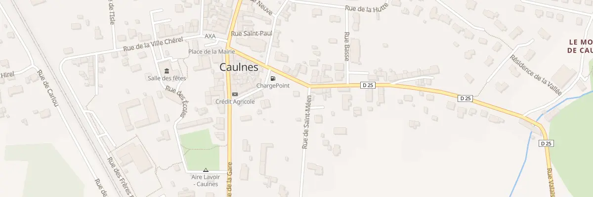 Plan du 12 Rue Valaise à Caulnes