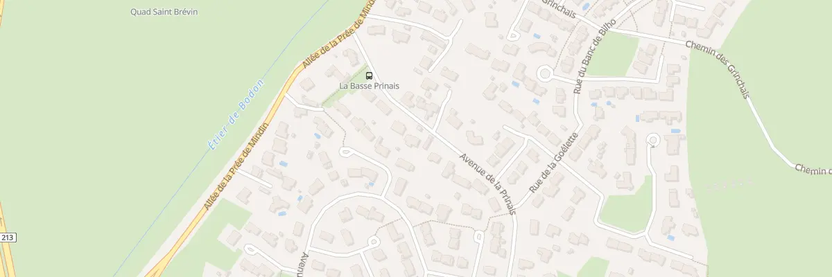 Plan du 10 Av de la Prinais à Saint-Brevin-les-Pins