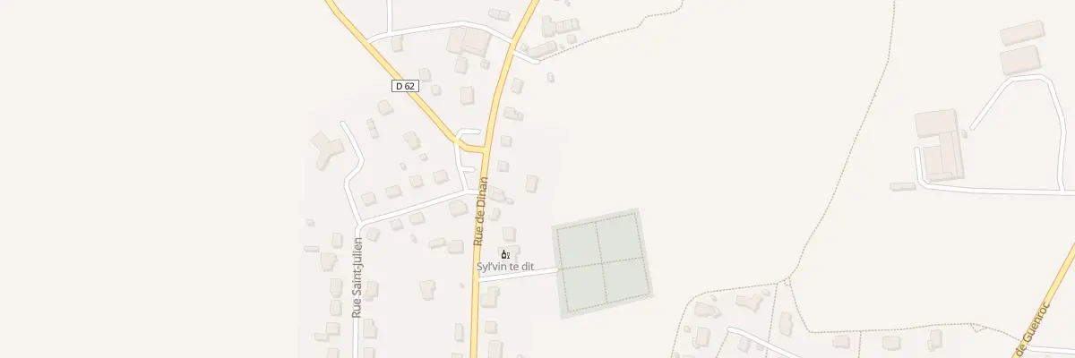 Plan du 58B Rue de Dinan à Caulnes