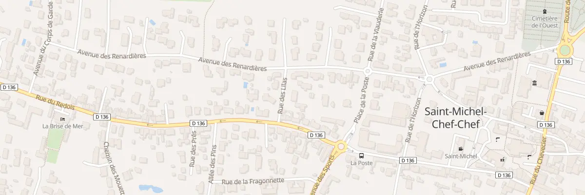 Plan du 4 Rue des Lilas à Saint-Michel-Chef-Chef