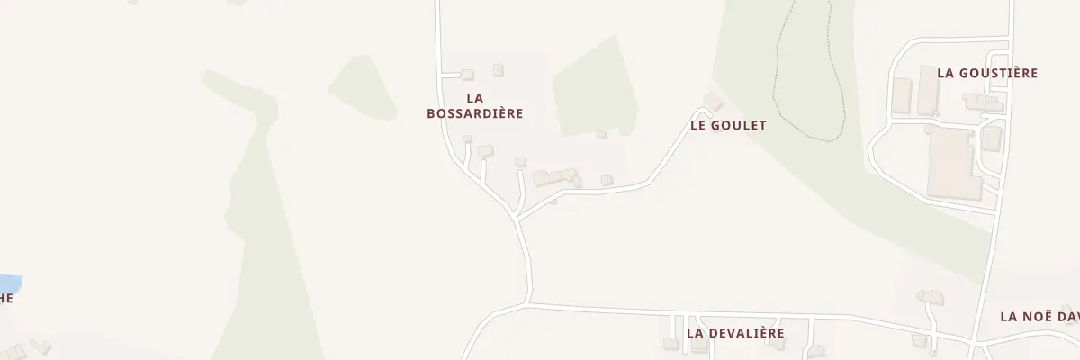 Plan du 7 La Bossardière à Saint-Vincent-sur-Oust